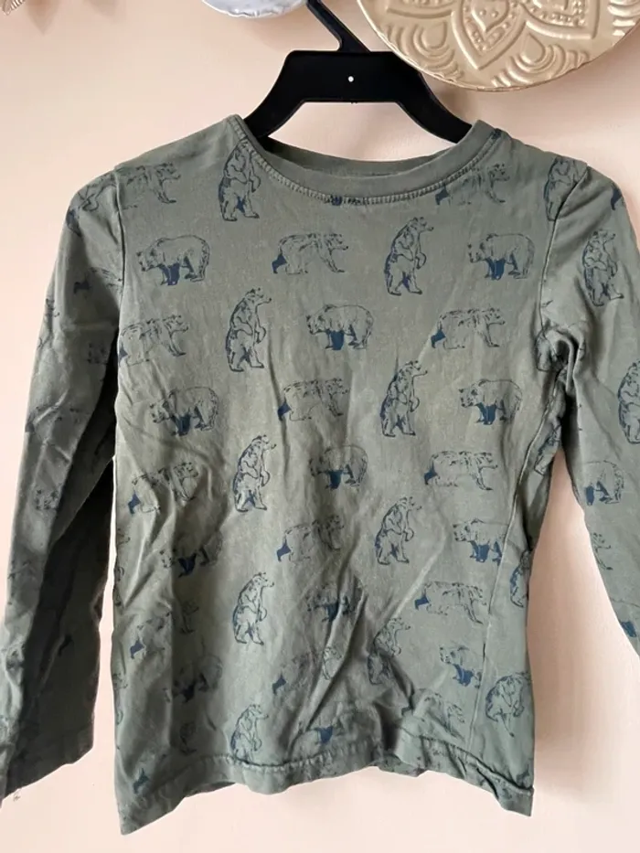T-shirt kaki ours