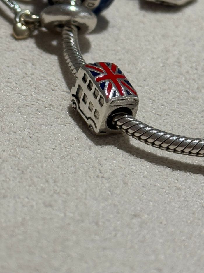 Charm Bus Londonien Drapeau Anglais - photo numéro 4