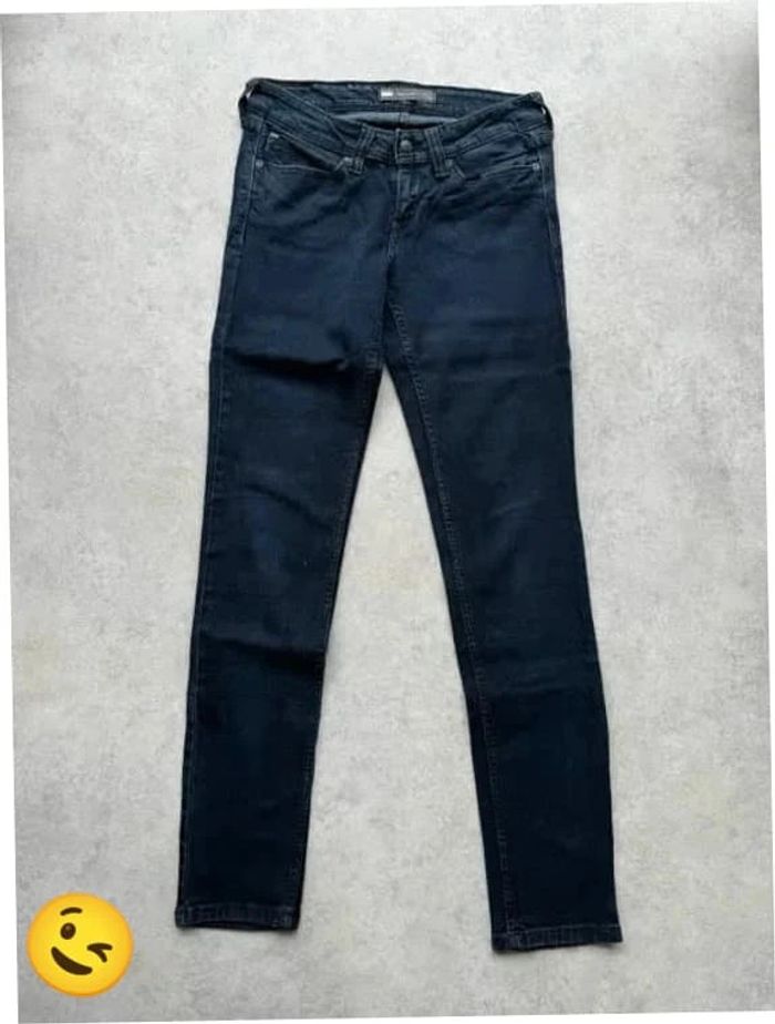 Jeans Levi's Demi Curve W27 FR36 L32 coupe skinny noir Femme Women pan532b - photo numéro 2