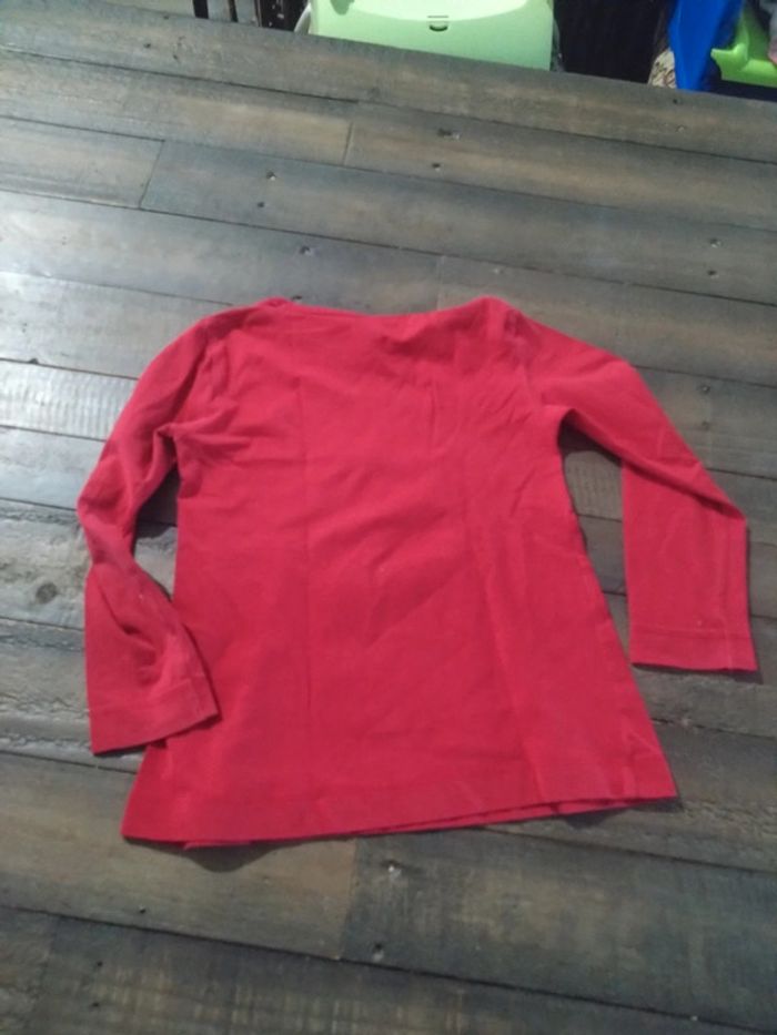 T shir Zara rouge et paillettes 4 5 ans - photo numéro 3