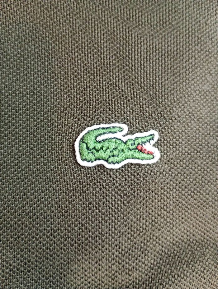 Polo Lacoste marron clair – taille 5 (L) - photo numéro 5