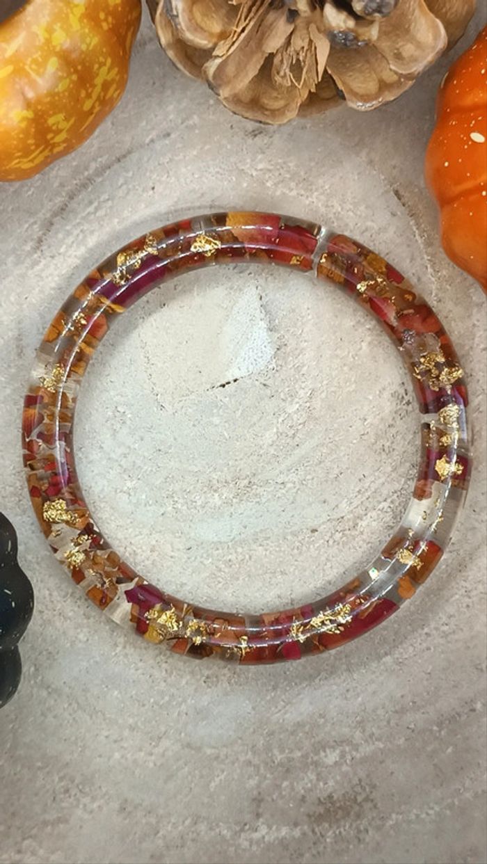 Joli bracelet en résine - photo numéro 2