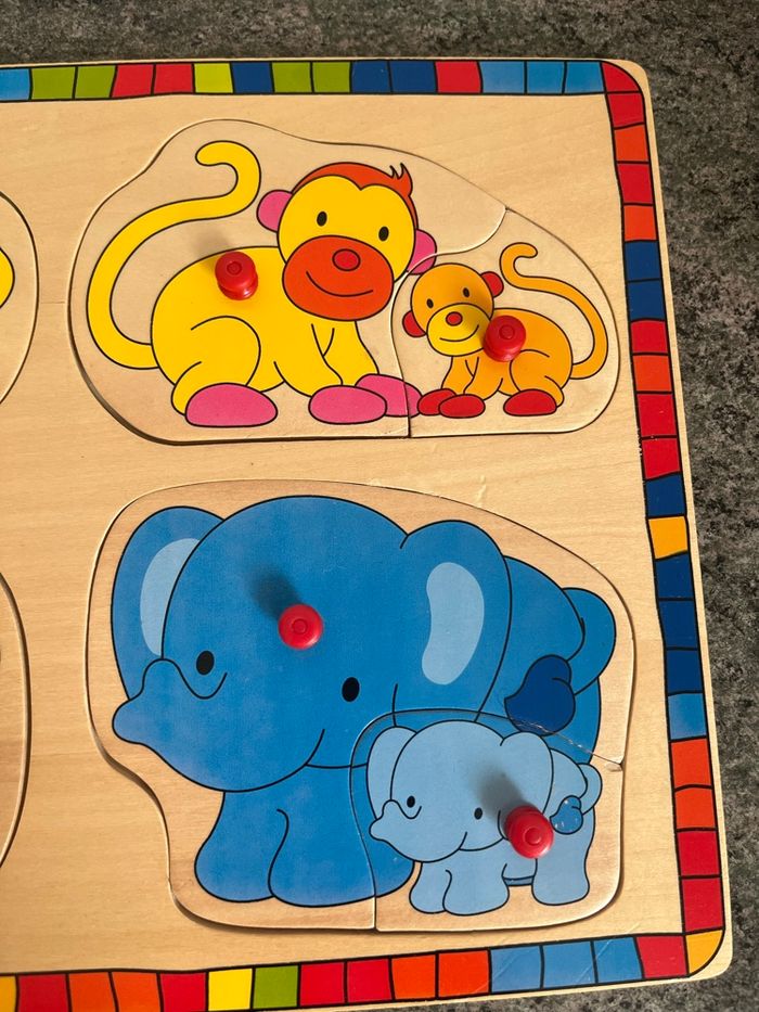 Puzzle en bois animaux - photo numéro 6