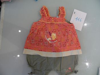 combishort Disney Winnie 6 mois