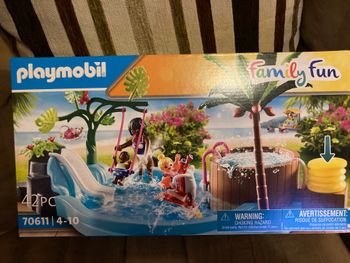 Playmobil pataugeoire et bain à bulles