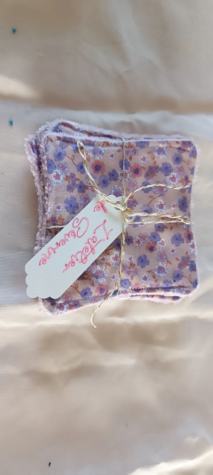 Lot de 5 lingettes lavables