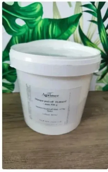 Agrimer masque peel-off hydractif seau 500 gr usage professionnel