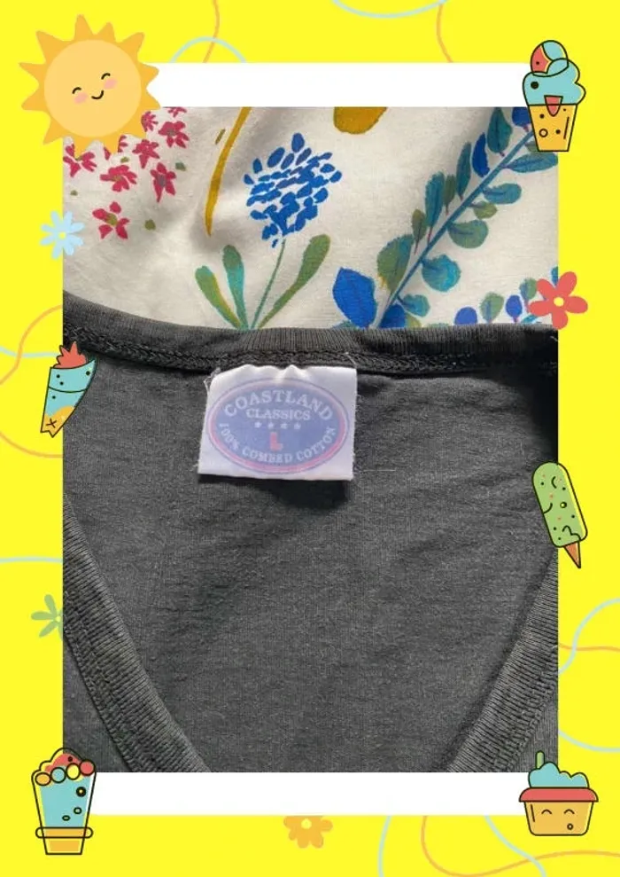 T shirt noir Coastland L - photo numéro 2