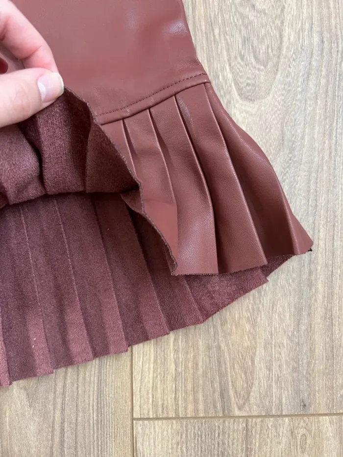 Jupe cuir femme Zara - photo numéro 4