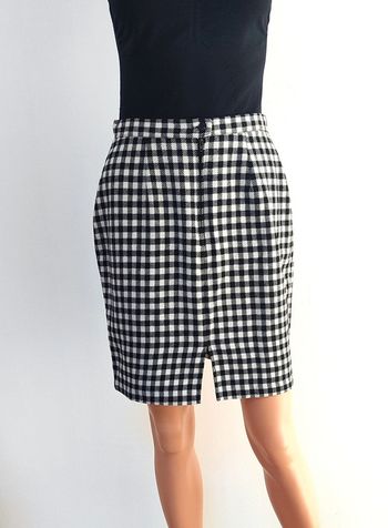 Jupe motifs vichy 40