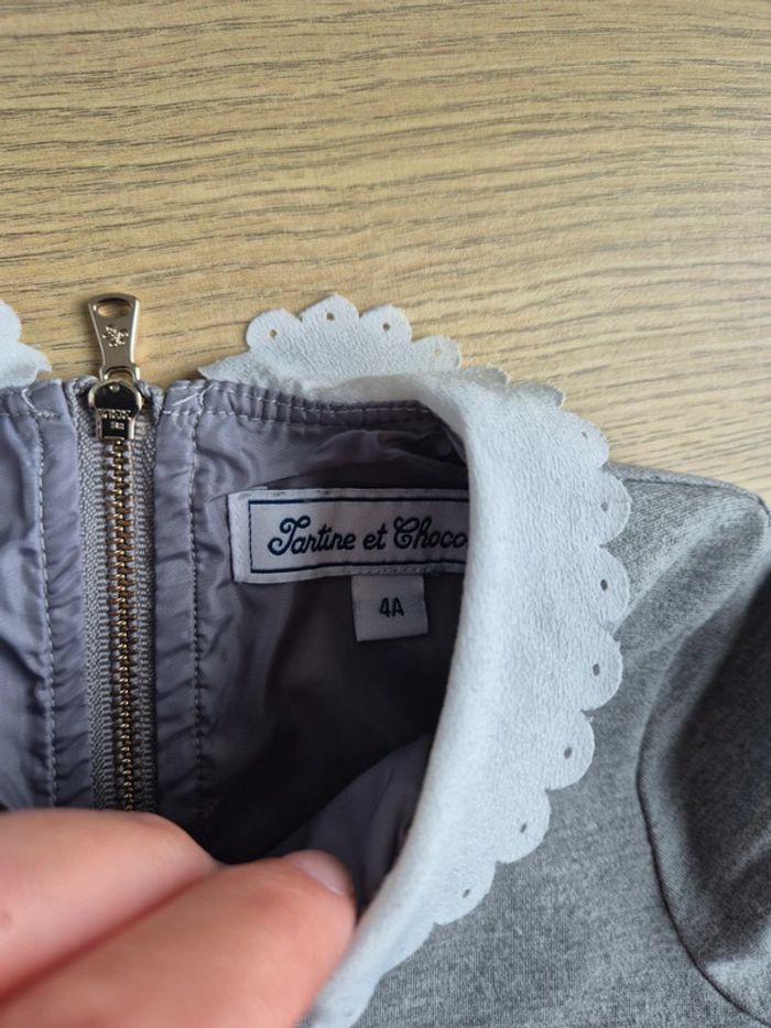 Robe Tartine et Chocolat grise 4 ans - photo numéro 2