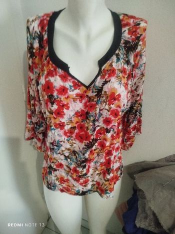 #kytie44femme. Chemise blouse manche 3/4 taille 44