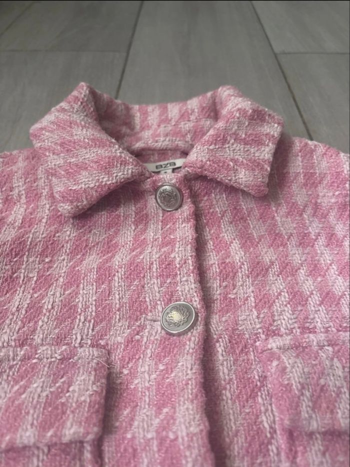 Veste courte rose BZB taille S - photo numéro 5