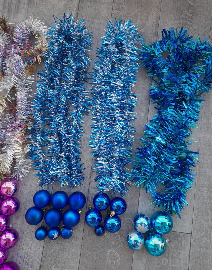 Lot de guirlandes et boules de Noël, 57 pièces - photo numéro 5