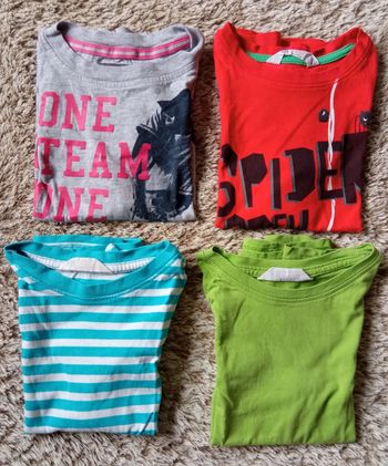 Lot de 4 t-shirts manches courtes