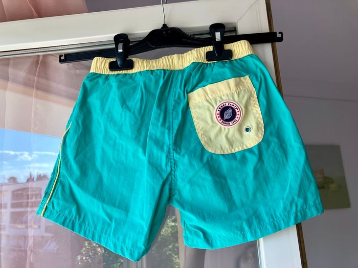 Short de bain bleu vert pour enfant 8 ans - photo numéro 3