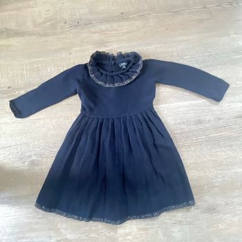 Robe fête bleue marine