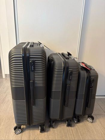 Lot de 3 valises grises Geographical Norway