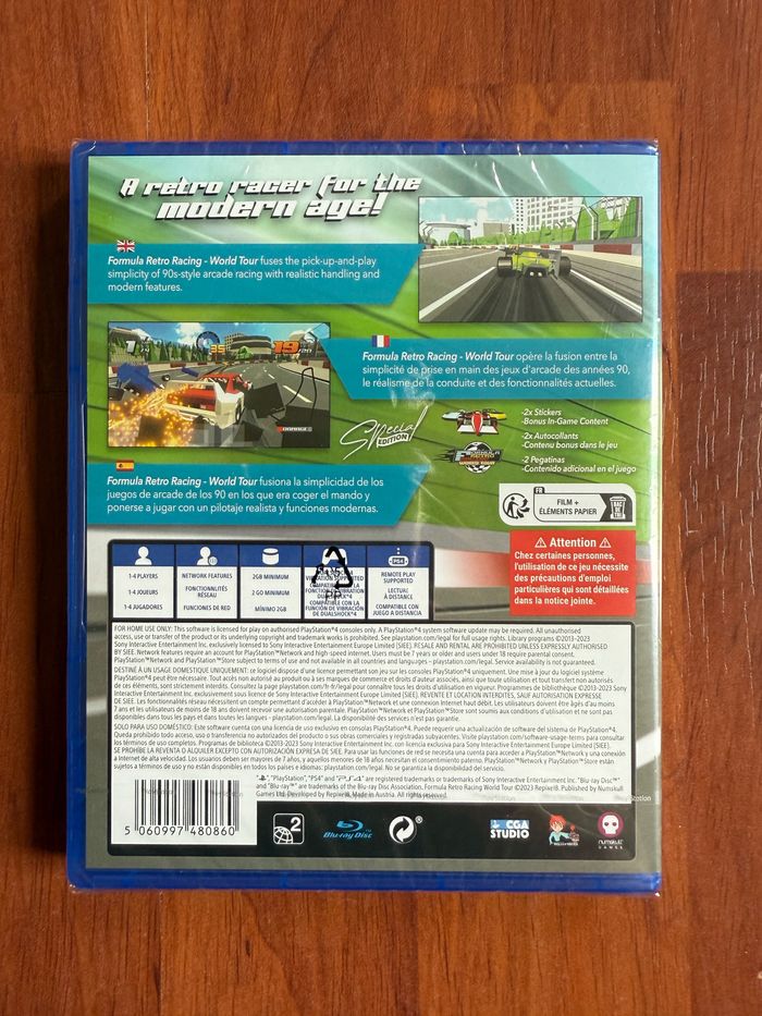 Formula Retro Racing World Tour Special Edition jeu Playstation Ps4 / Ps5 NEUF sous blister f1 - photo numéro 2
