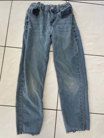 Pantalon jean filles T 10 ans Kiabi bleu