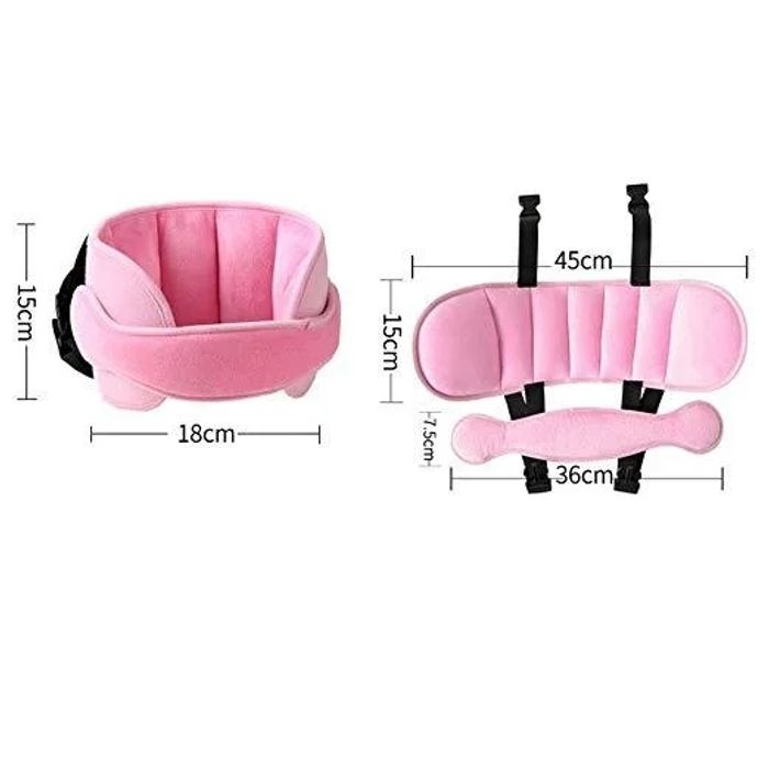Cale-têtes pour sièges auto, Bébé Support de Tête de Voiture Siège, Doux Confortable Cale Tête Siège de Sécurité de Voiture
Rose et bleu - photo numéro 6