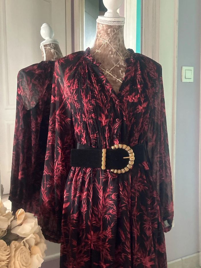 Robe longue Mango S à motifs - photo numéro 2