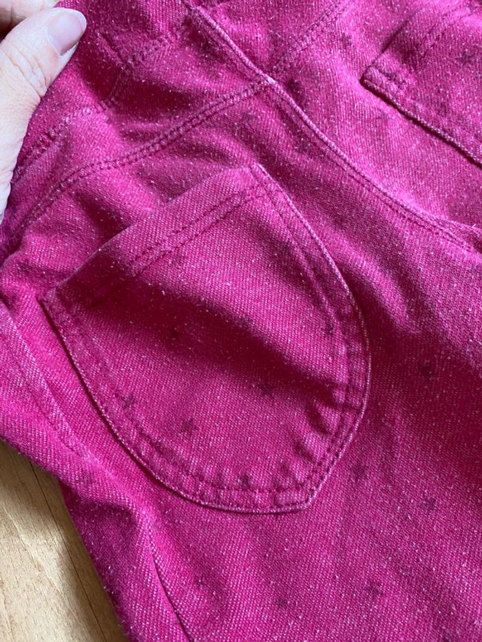 Pantalon Jegging fuchsia Okaidi Taille 5 ans - photo numéro 3