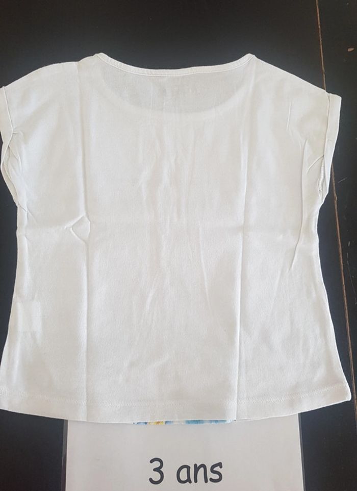 T-shirt mc Frozen Disney 3 ans - photo numéro 2