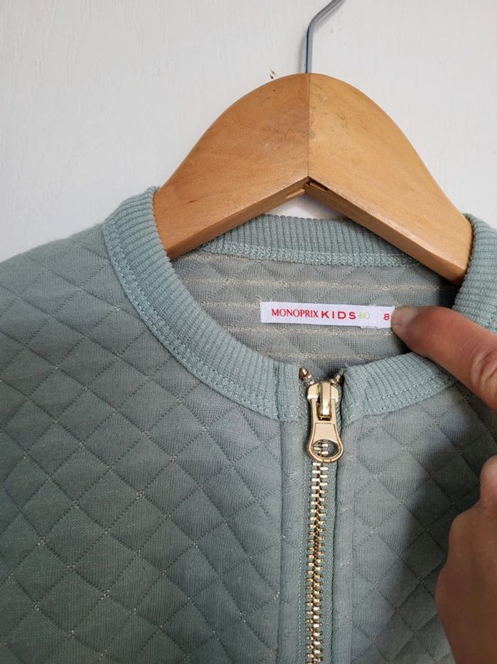 Veste zippée monoprix 8 ans - photo numéro 5