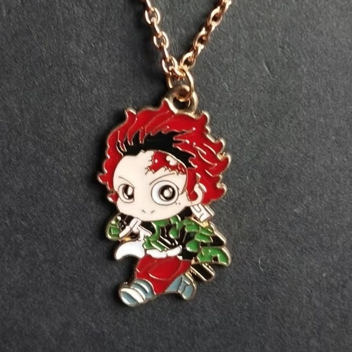 DEMON SLAYER - Collier + Pendentif Tanjiro - photo numéro 2