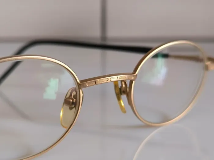 Jean-Paul Gaultier - Monture de lunettes de vue vintage - Métal doré - photo numéro 4