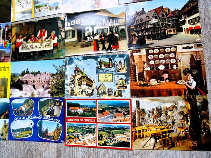 lot de cartes postale Alsace Colmar et Vosges année 70 - photo numéro 5