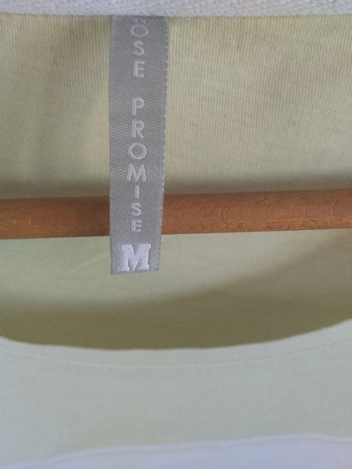 ⭐ T-shirt - MC - jaune - Taille 38 - Chose promise ⭐ - photo numéro 2