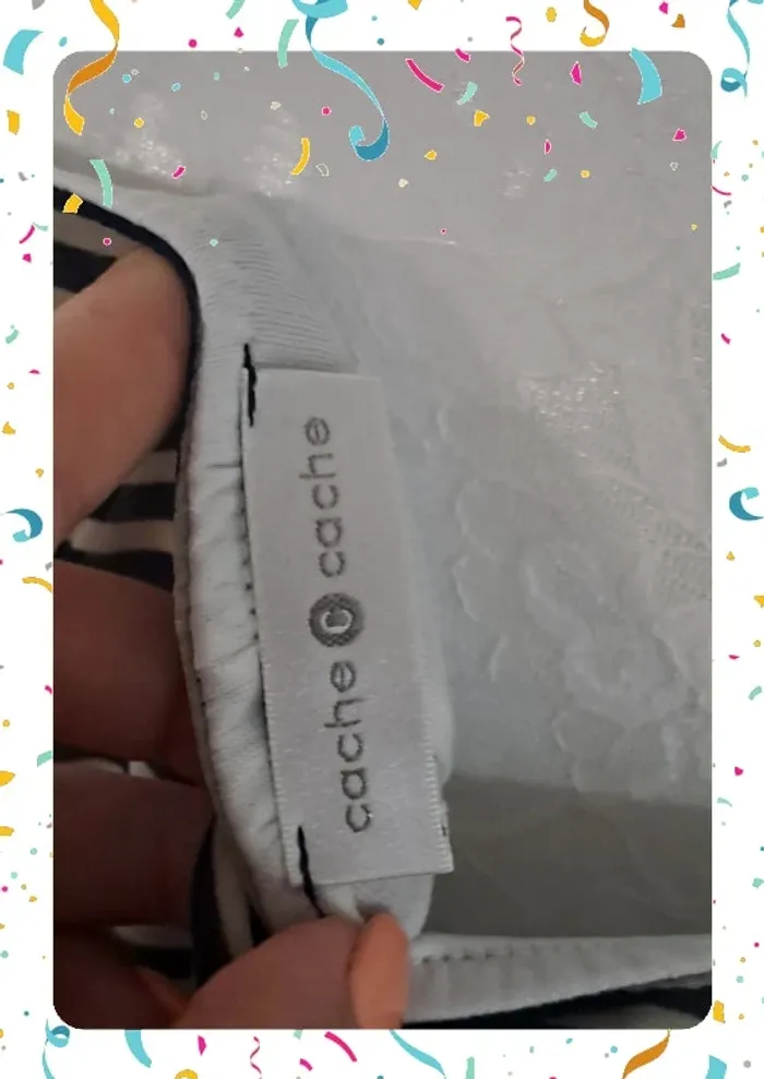 💙 débardeur taille 38 marque cache cache - photo numéro 5