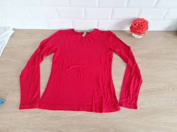 Haut fin rouge 12ans