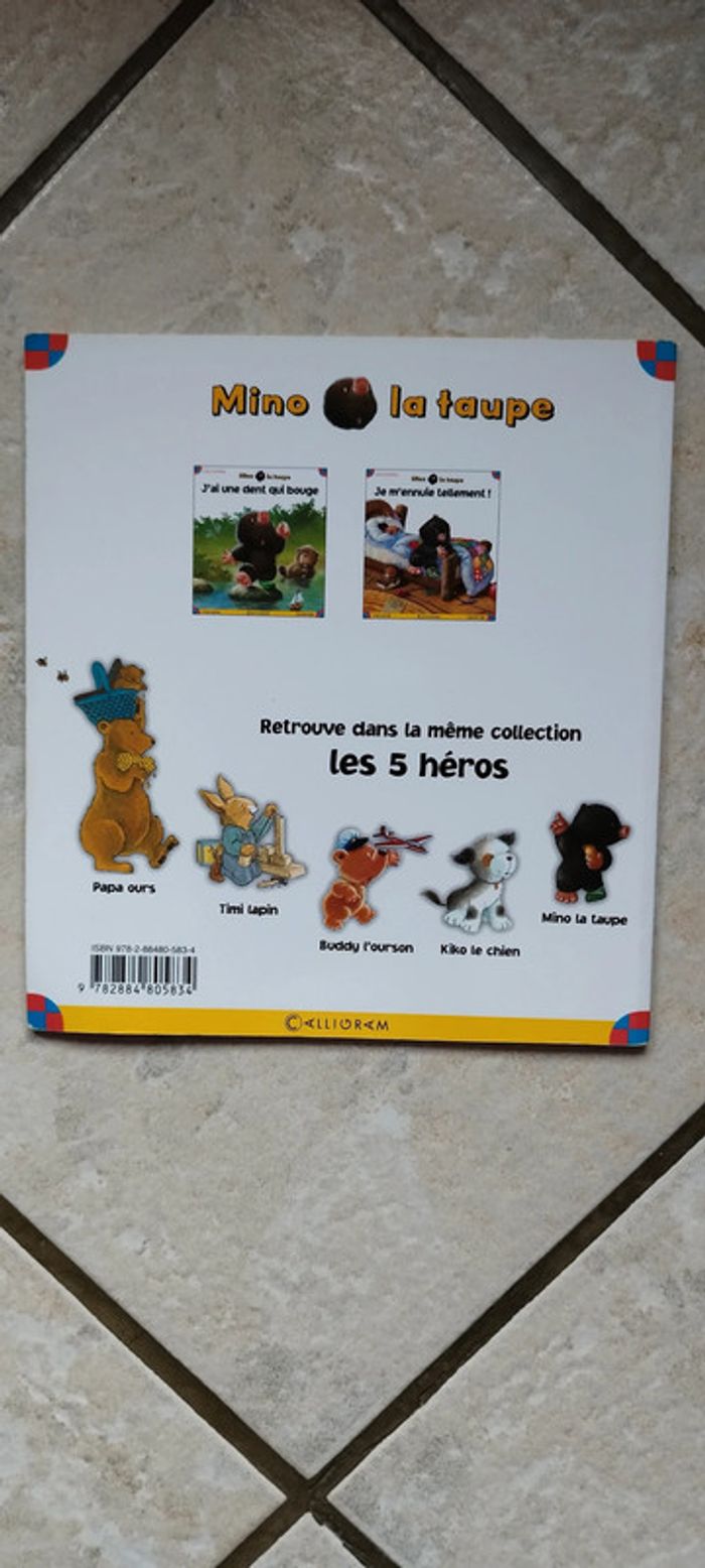 Livre je m'ennuie tellement. Mino la taupe. Calligram - photo numéro 2