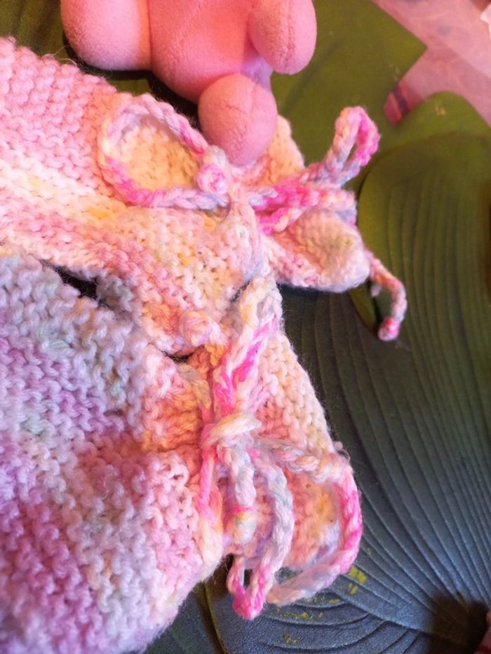 Chaussons fait main Taille 20 a 23 pastel - photo numéro 3