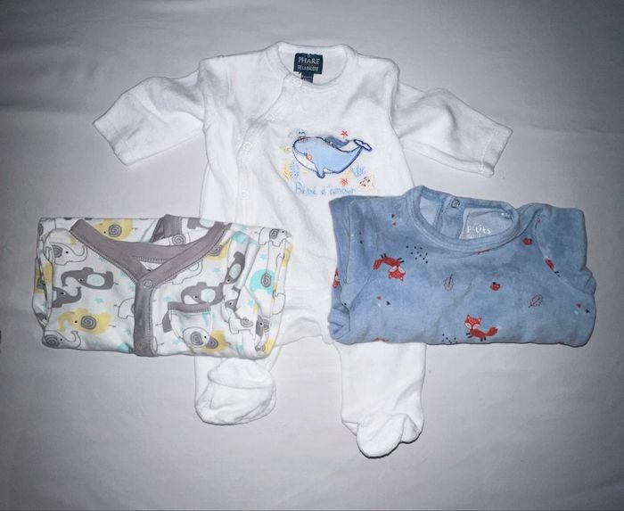 Lot pyjamas naissance