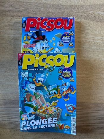 Lot de 2 grand Picsou Magazine Disney
