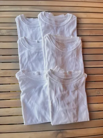 Lot 6 teeshirt basique 6 ans