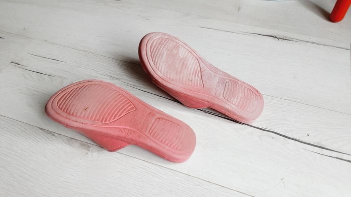 Chaussures fille tongs claquettes roses pointure 36 - photo numéro 5