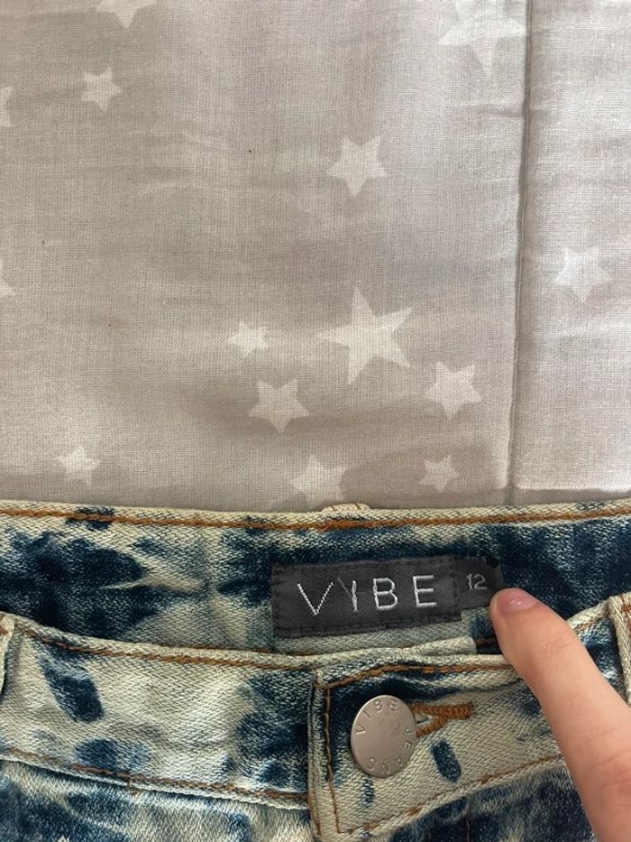 Falda vaquera brillos - photo numéro 3