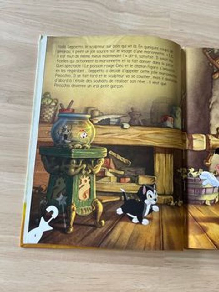 Livre Disney Audiocontes Magiques n°10 – Pinocchio – Bon État (Sans Figurines) - photo numéro 4