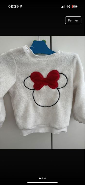 Pull fille Minnie