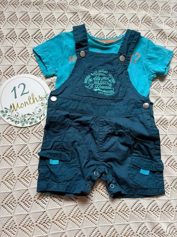 Ensemble salopette été 12 mois