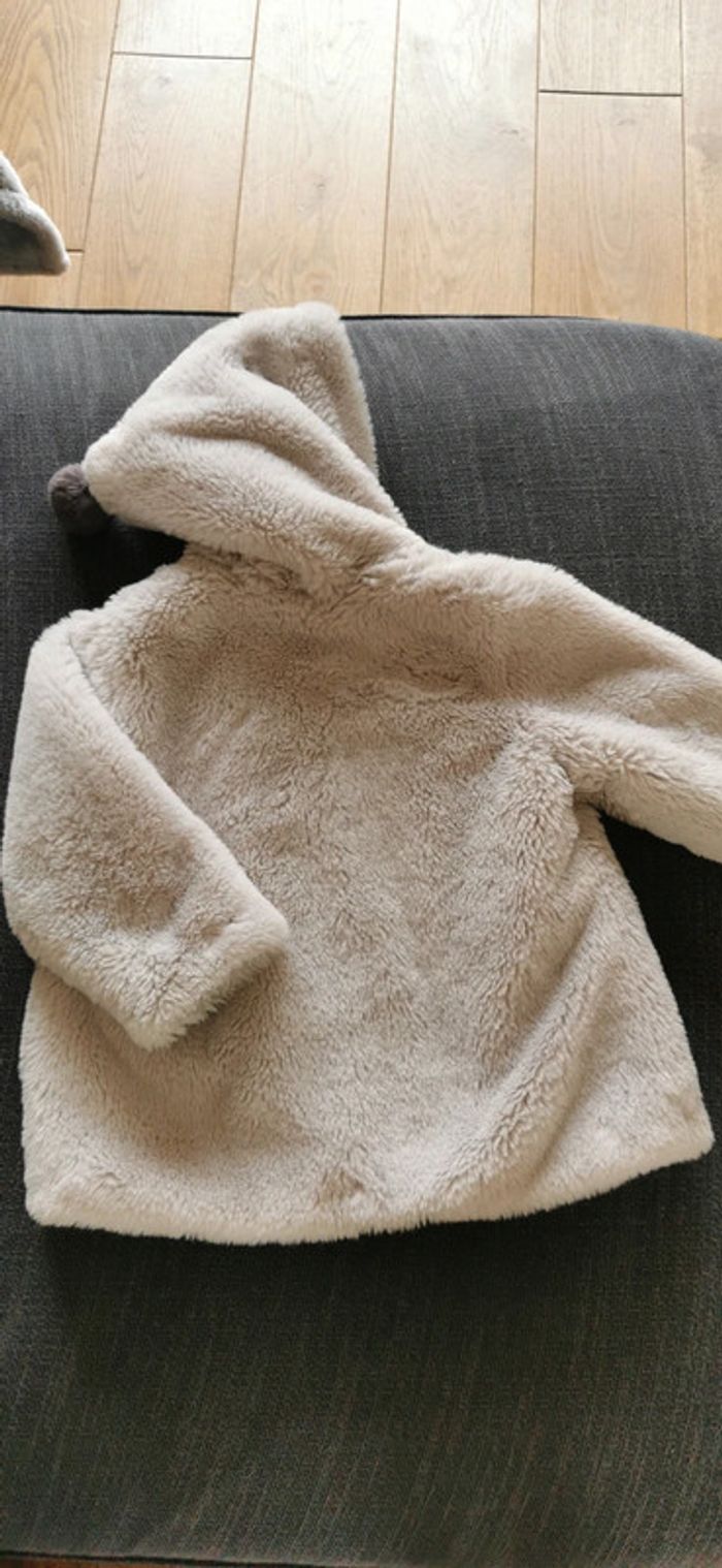 Manteau moumoute taille 98 - photo numéro 4