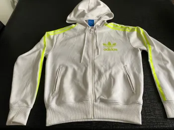 Veste Adidas Originals vintage blanche à capuche Taille M Bon état