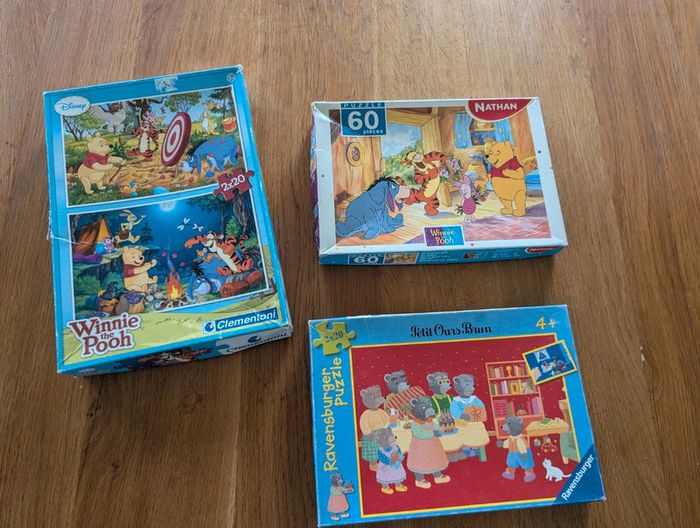 Lot 3 puzzles complets