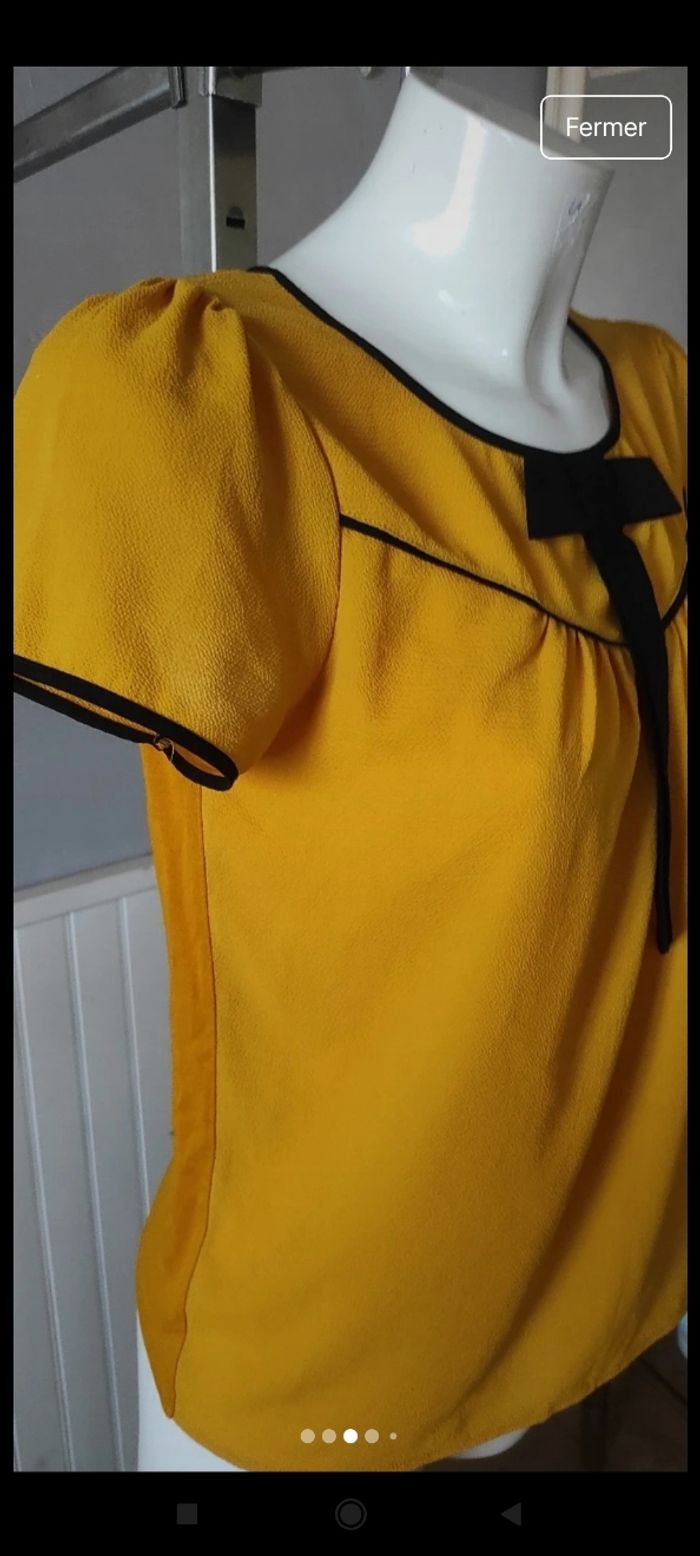 Magnifique haut femme Naf Naf f1 - photo numéro 3