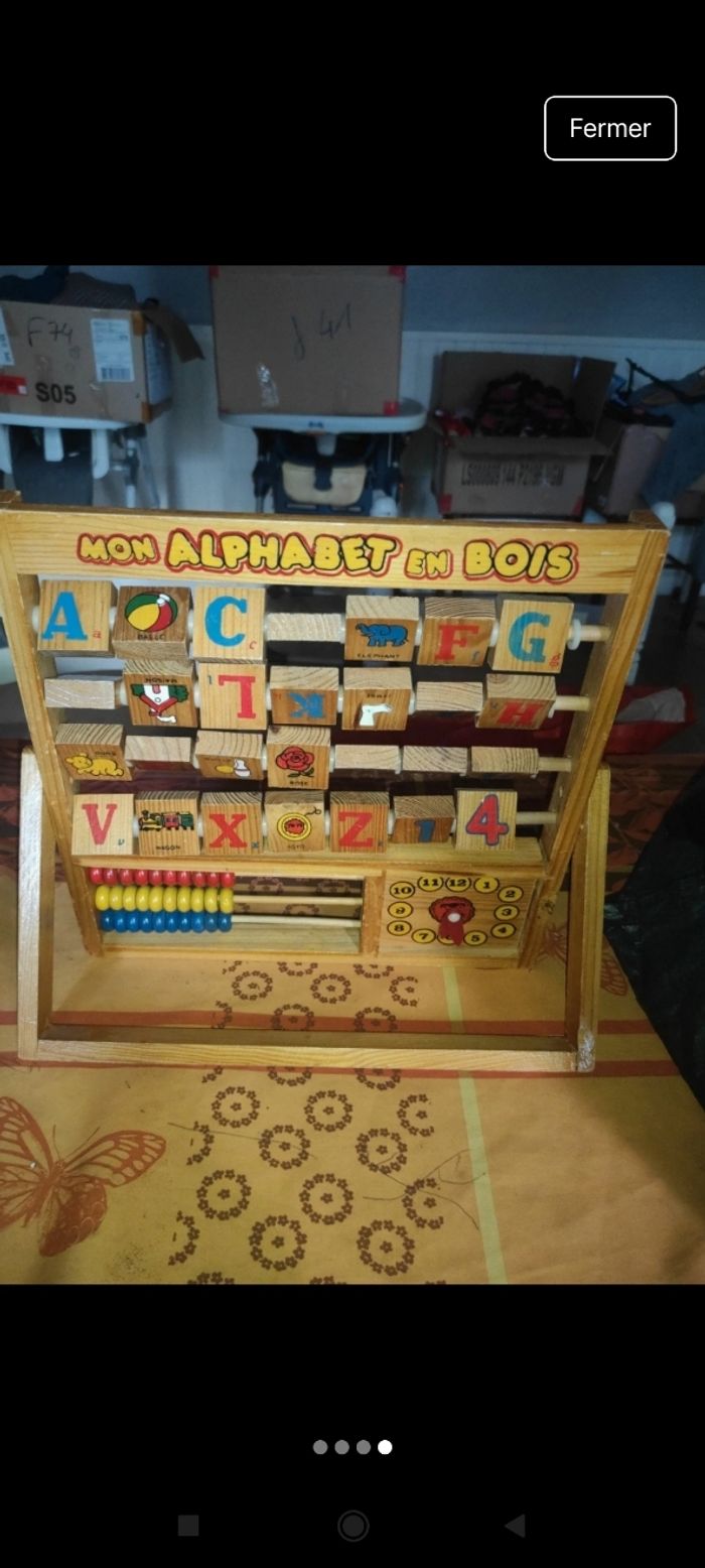 Mon alphabet en bois j41 - photo numéro 2